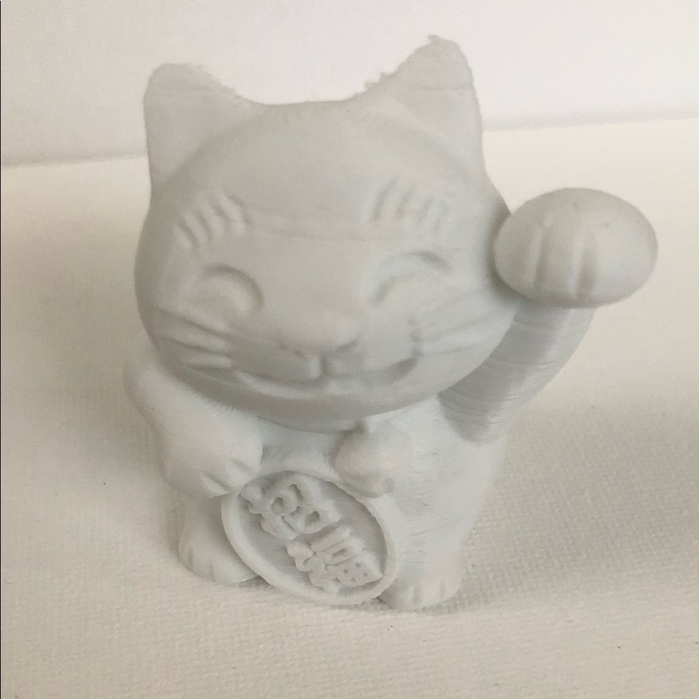 3D printed Japanese Cat
